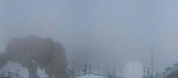 Archiv Foto Webcam Zugspitze: Panoramablick vom Gipfel 17:00