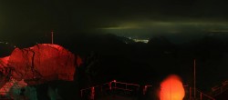 Archiv Foto Webcam Zugspitze: Panoramablick vom Gipfel 01:00