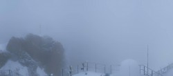 Archiv Foto Webcam Zugspitze: Panoramablick vom Gipfel 06:00