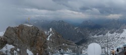 Archiv Foto Webcam Zugspitze: Panoramablick vom Gipfel 11:00