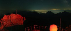 Archiv Foto Webcam Zugspitze: Panoramablick vom Gipfel 23:00