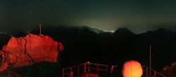 Archiv Foto Webcam Zugspitze: Panoramablick vom Gipfel 01:00