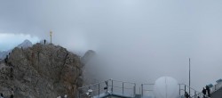 Archiv Foto Webcam Zugspitze: Panoramablick vom Gipfel 11:00