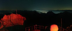 Archiv Foto Webcam Zugspitze: Panoramablick vom Gipfel 01:00