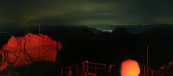 Archiv Foto Webcam Zugspitze: Panoramablick vom Gipfel 01:00