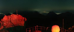 Archiv Foto Webcam Zugspitze: Panoramablick vom Gipfel 01:00