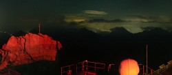 Archiv Foto Webcam Zugspitze: Panoramablick vom Gipfel 01:00