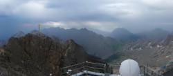 Archiv Foto Webcam Zugspitze: Panoramablick vom Gipfel 06:00