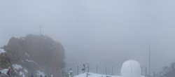 Archiv Foto Webcam Zugspitze: Panoramablick vom Gipfel 09:00