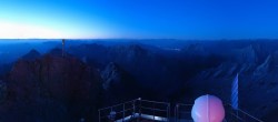 Archived image Webcam Panoramic View Zugspitze 03:00