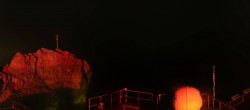 Archiv Foto Webcam Zugspitze: Panoramablick vom Gipfel 23:00