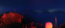 Archiv Foto Webcam Zugspitze: Panoramablick vom Gipfel 03:00