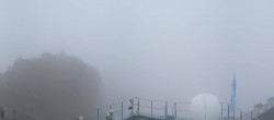 Archiv Foto Webcam Zugspitze: Panoramablick vom Gipfel 09:00