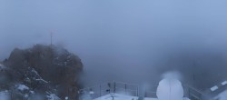 Archiv Foto Webcam Zugspitze: Panoramablick vom Gipfel 05:00