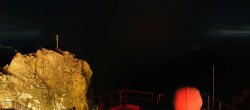 Archiv Foto Webcam Zugspitze: Panoramablick vom Gipfel 23:00