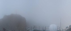 Archiv Foto Webcam Zugspitze: Panoramablick vom Gipfel 07:00