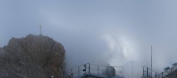 Archiv Foto Webcam Zugspitze: Panoramablick vom Gipfel 17:00