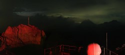 Archiv Foto Webcam Zugspitze: Panoramablick vom Gipfel 23:00
