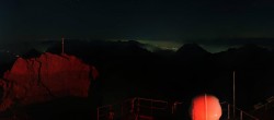 Archiv Foto Webcam Zugspitze: Panoramablick vom Gipfel 01:00