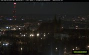Archived image Webcam View of Prague Castle and St. Vitus Cathedral 03:00