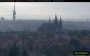 Archived image Webcam View of Prague Castle and St. Vitus Cathedral 06:00