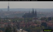 Archived image Webcam View of Prague Castle and St. Vitus Cathedral 09:00