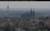 Archived image Webcam View of Prague Castle and St. Vitus Cathedral 09:00