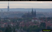 Archiv Foto Webcam Blick auf die Prager Burg mit Veitsdom 05:00