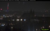 Archived image Webcam View of Prague Castle and St. Vitus Cathedral 03:00