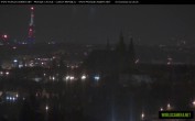 Archived image Webcam View of Prague Castle and St. Vitus Cathedral 01:00