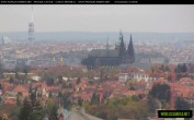 Archived image Webcam View of Prague Castle and St. Vitus Cathedral 13:00