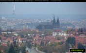 Archived image Webcam View of Prague Castle and St. Vitus Cathedral 15:00