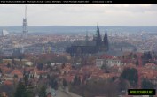 Archived image Webcam View of Prague Castle and St. Vitus Cathedral 11:00