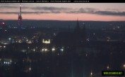 Archived image Webcam View of Prague Castle and St. Vitus Cathedral 05:00