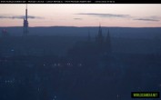 Archived image Webcam View of Prague Castle and St. Vitus Cathedral 06:00