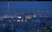 Archived image Webcam View of Prague Castle and St. Vitus Cathedral 15:00