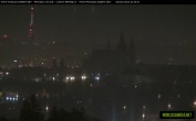 Archived image Webcam View of Prague Castle and St. Vitus Cathedral 01:00