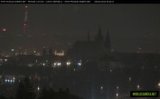 Archived image Webcam View of Prague Castle and St. Vitus Cathedral 05:00