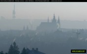 Archived image Webcam View of Prague Castle and St. Vitus Cathedral 07:00