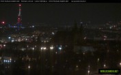 Archived image Webcam View of Prague Castle and St. Vitus Cathedral 18:00