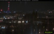 Archived image Webcam View of Prague Castle and St. Vitus Cathedral 22:00