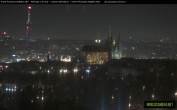 Archived image Webcam View of Prague Castle and St. Vitus Cathedral 14:00