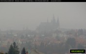 Archived image Webcam View of Prague Castle and St. Vitus Cathedral 09:00