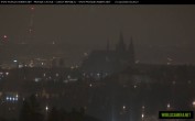 Archived image Webcam View of Prague Castle and St. Vitus Cathedral 03:00