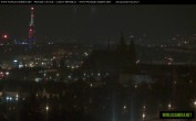 Archiv Foto Webcam Blick auf die Prager Burg mit Veitsdom 23:00