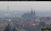 Archived image Webcam View of Prague Castle and St. Vitus Cathedral 11:00