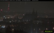 Archiv Foto Webcam Blick auf die Prager Burg mit Veitsdom 23:00