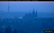 Archiv Foto Webcam Blick auf die Prager Burg mit Veitsdom 05:00