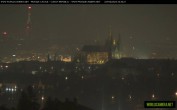 Archiv Foto Webcam Blick auf die Prager Burg mit Veitsdom 19:00