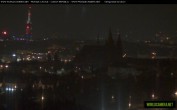 Archived image Webcam View of Prague Castle and St. Vitus Cathedral 01:00